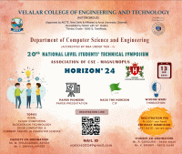 Horizon 2024 National Level Technical Symposium Poster